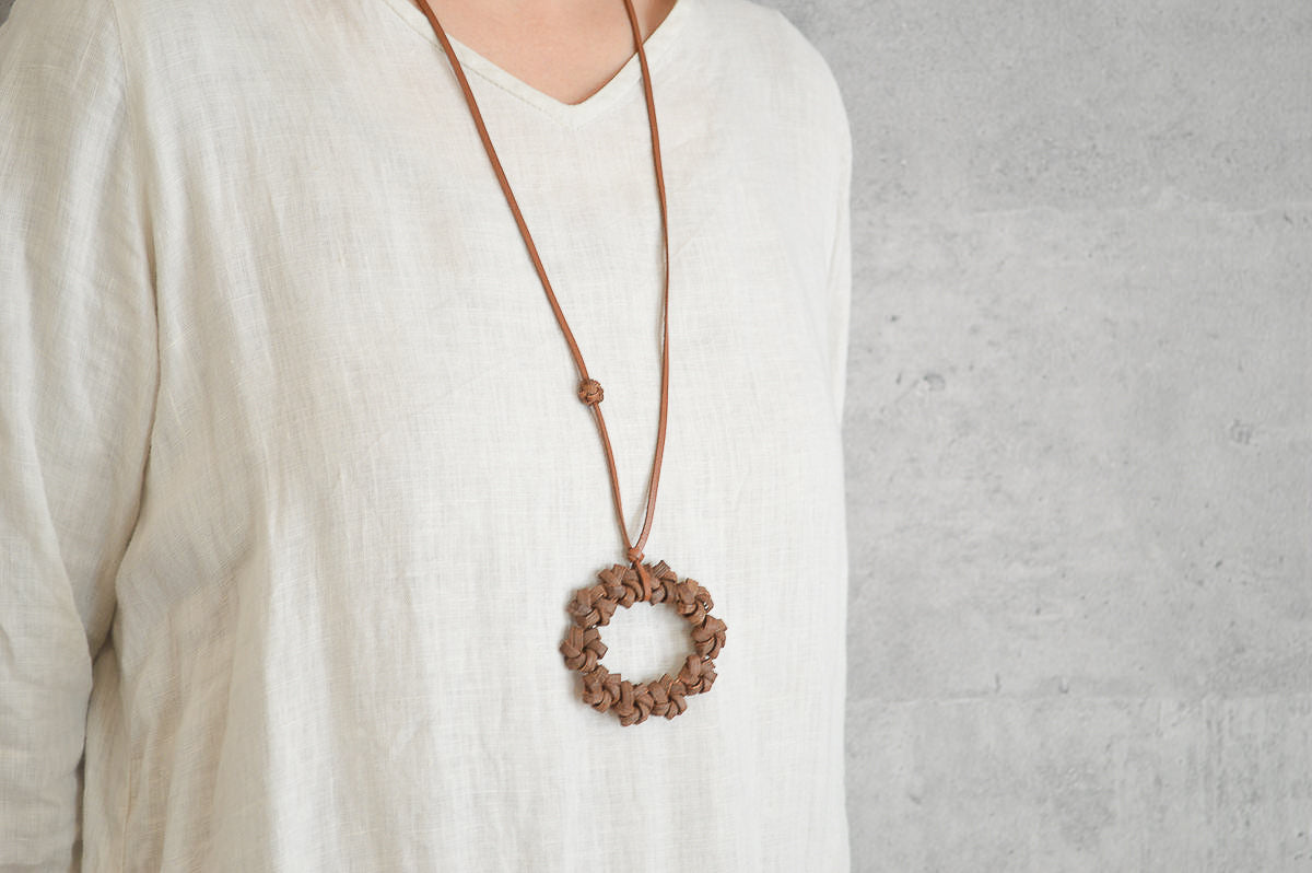 Pendant “Flower Ring” / Wild Grape Vine / Yamagata-JPN 311402-1