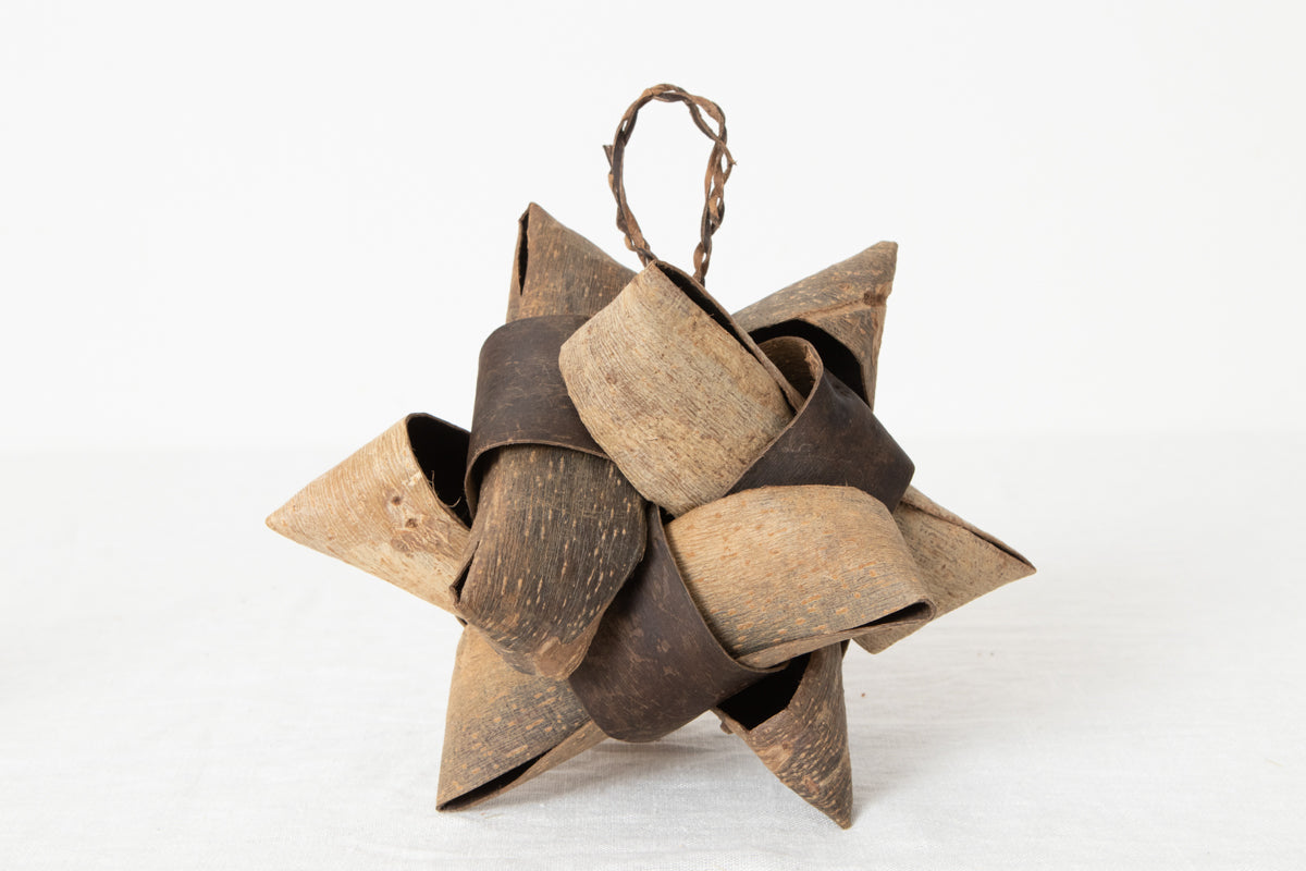Ornament “Star” / Walnut Bark / Yamagata-JPN 311420
