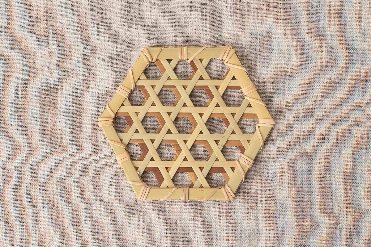 Mutsume Pattern Coaster / Guizhu Bamboo / TWN 810303