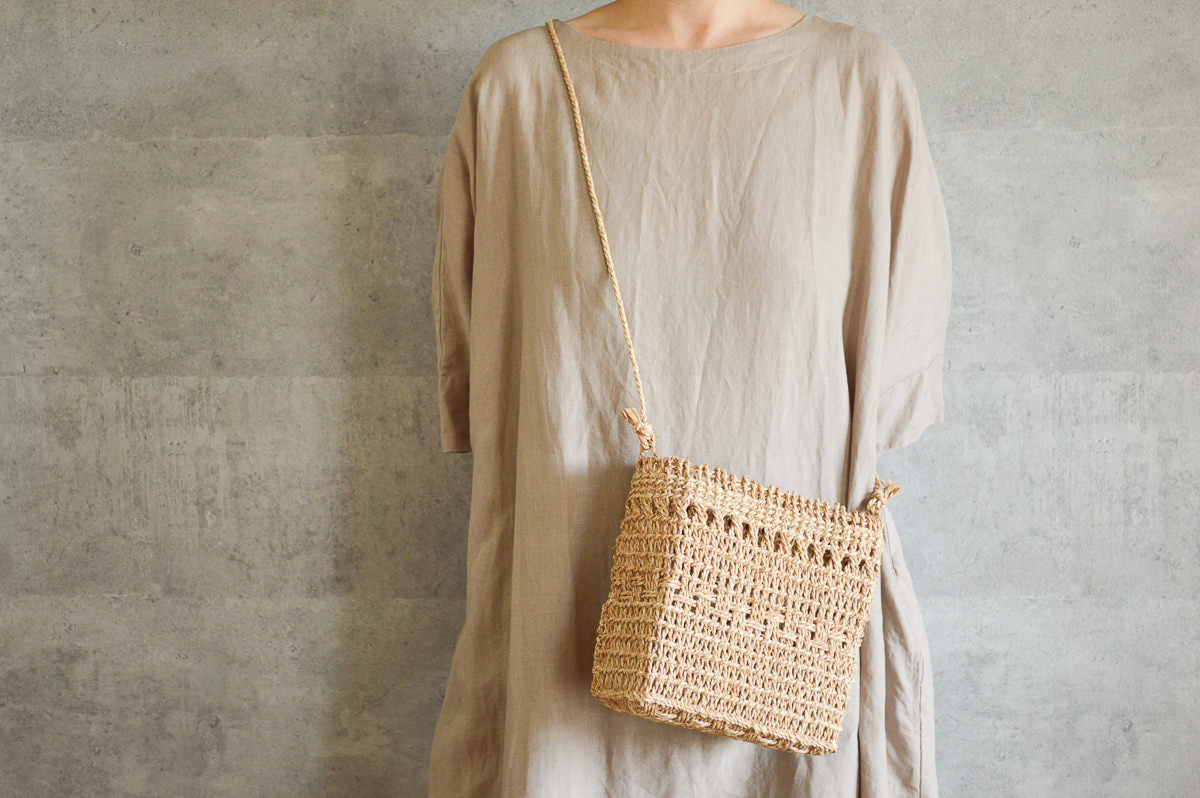 Shoulder Bag “Antsuku” / Shell Ginger / Taketomi, Okinawa-JPN 230604-1