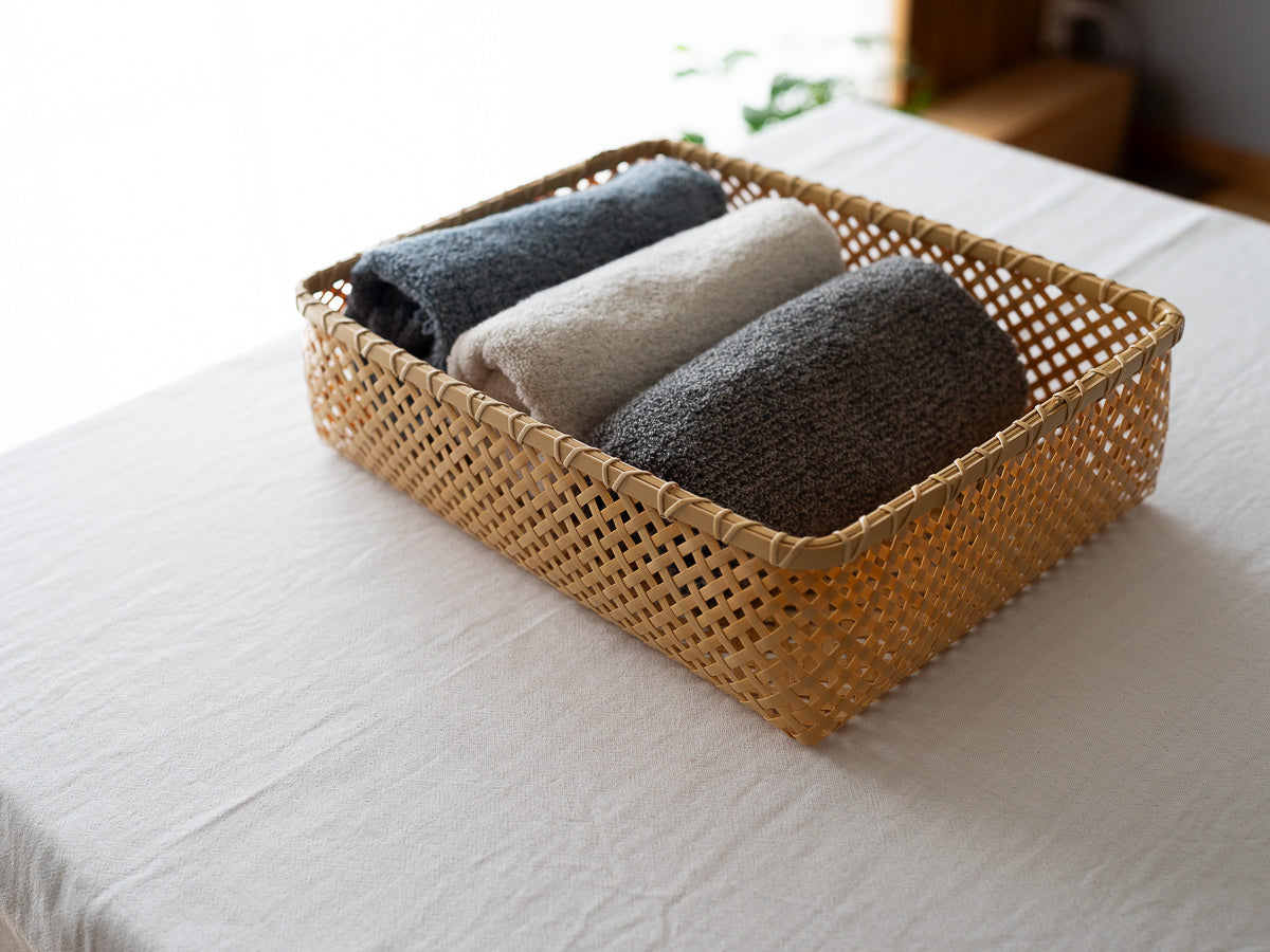 Accessory Basket / White Bamboo / Kagawa-JPN 250703