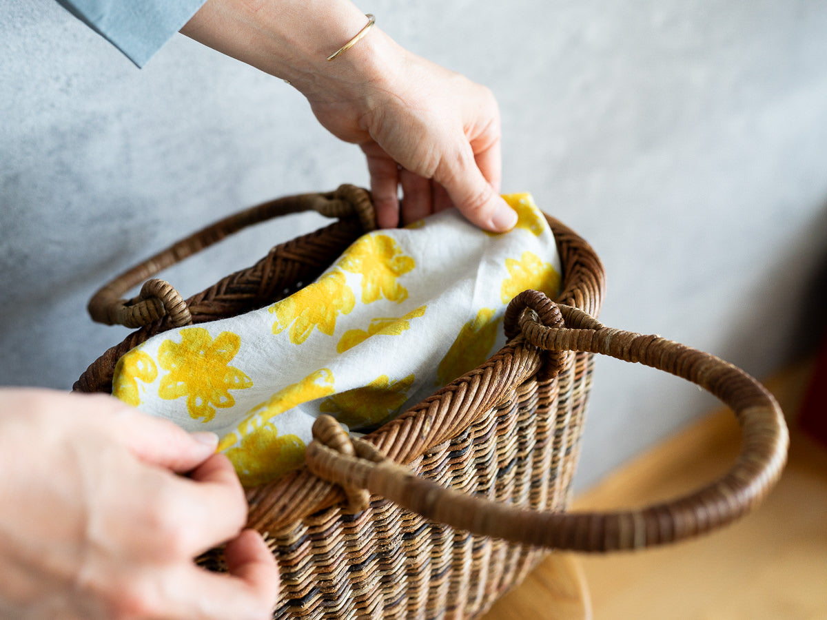 Oval Tote Basket – Nami-Weave / Akebi Vine / Nagano-JPN 311214