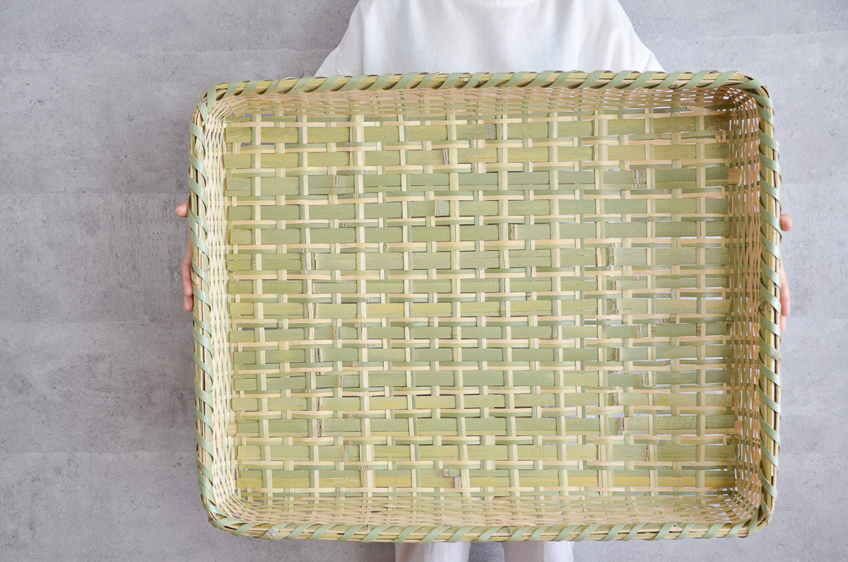 Rectangular Drying Basket / Madake Bamboo / Ibaraki-JPN 330610