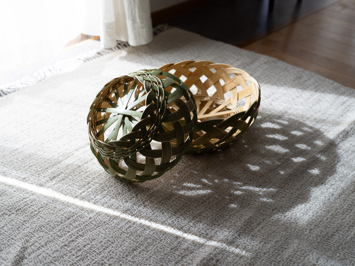 Sasara Open Weave Basket – Smaller / Madake Bamboo / Kanagawa-JPN 430111