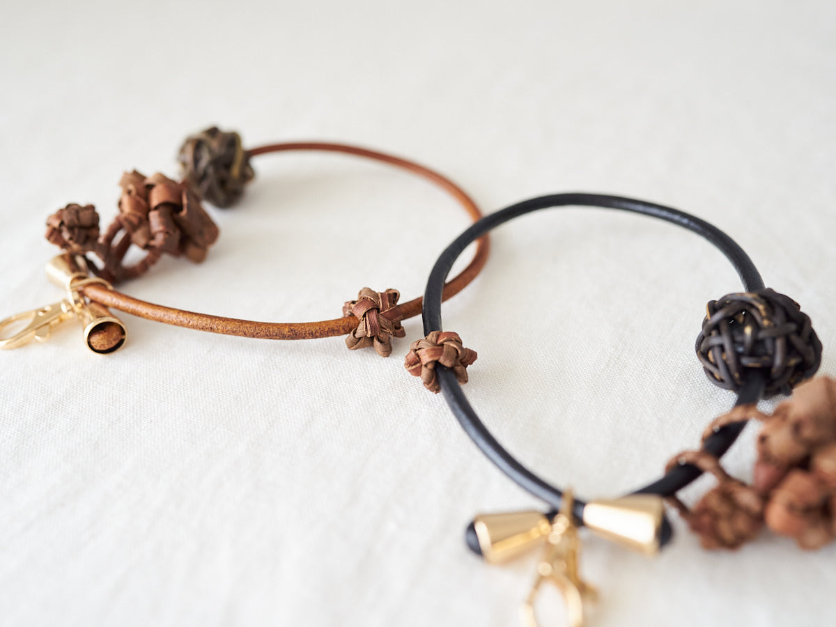 Smartphone Short Strap with Double Grapevine Rings / Akebi & Grapevine / Yamagata-JPN 311450