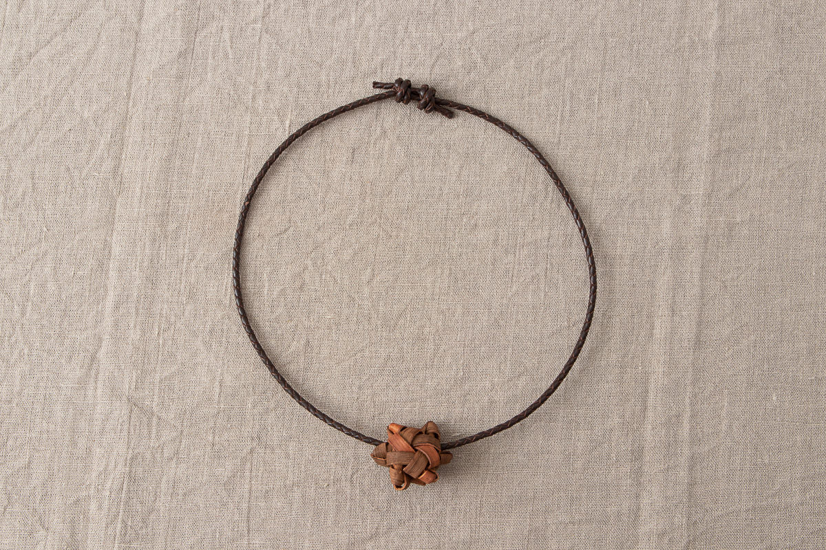 Pendant “Flower” Choker / Wild Grape Vine / Yamagata-JPN 311405-1