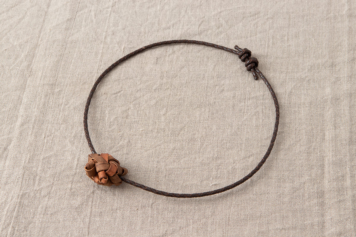 Pendant “Flower” Choker / Wild Grape Vine / Yamagata-JPN 311405-1