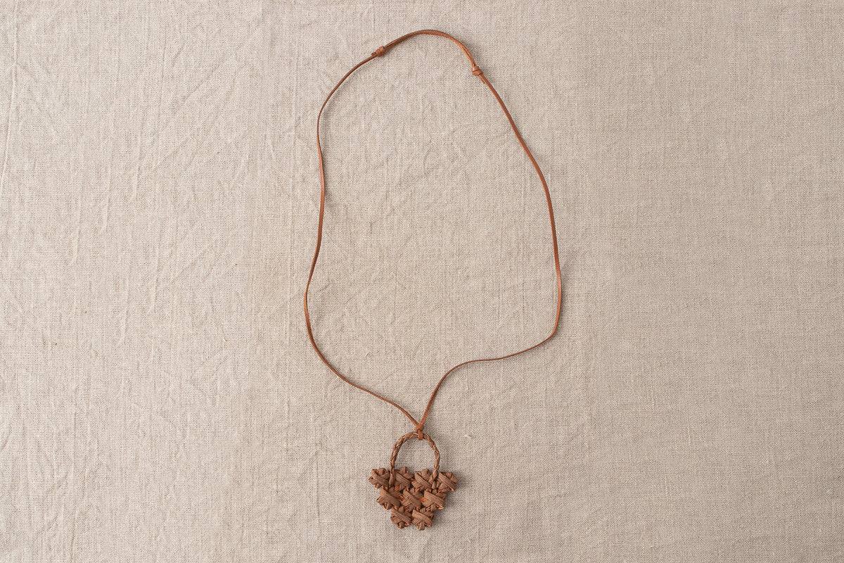 Pendant “Flower Basket” / Wild Grape Vine / Yamagata-JPN 311401-1