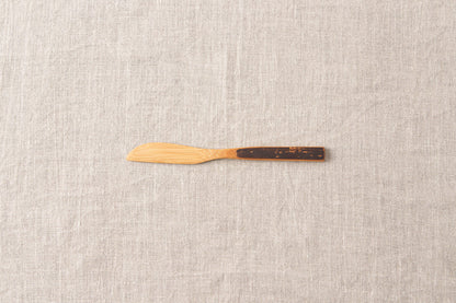 Butter Knife, Multipurpose Spatula / Smoked Bamboo / Kochi-JPN 321209