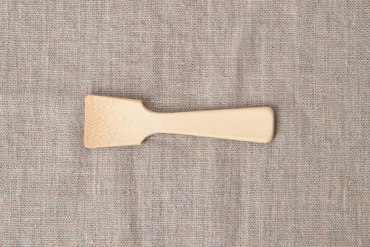 Ice Cream Spoon – Round & Square / White Bamboo / Ōita-JPN 510402