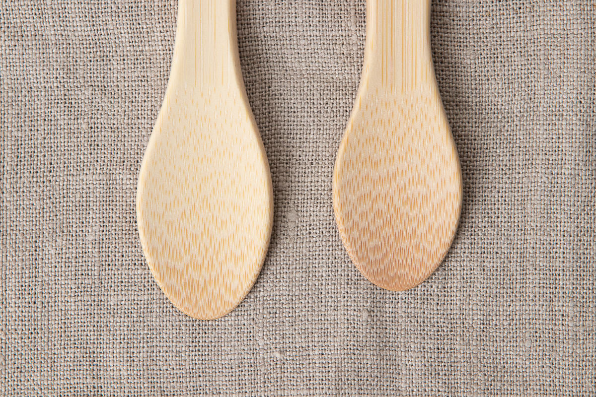 Ice Cream Spoon – Round & Square / White Bamboo / Ōita-JPN 510402