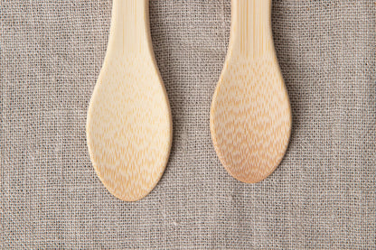 Ice Cream Spoon – Round & Square / White Bamboo / Ōita-JPN 510402