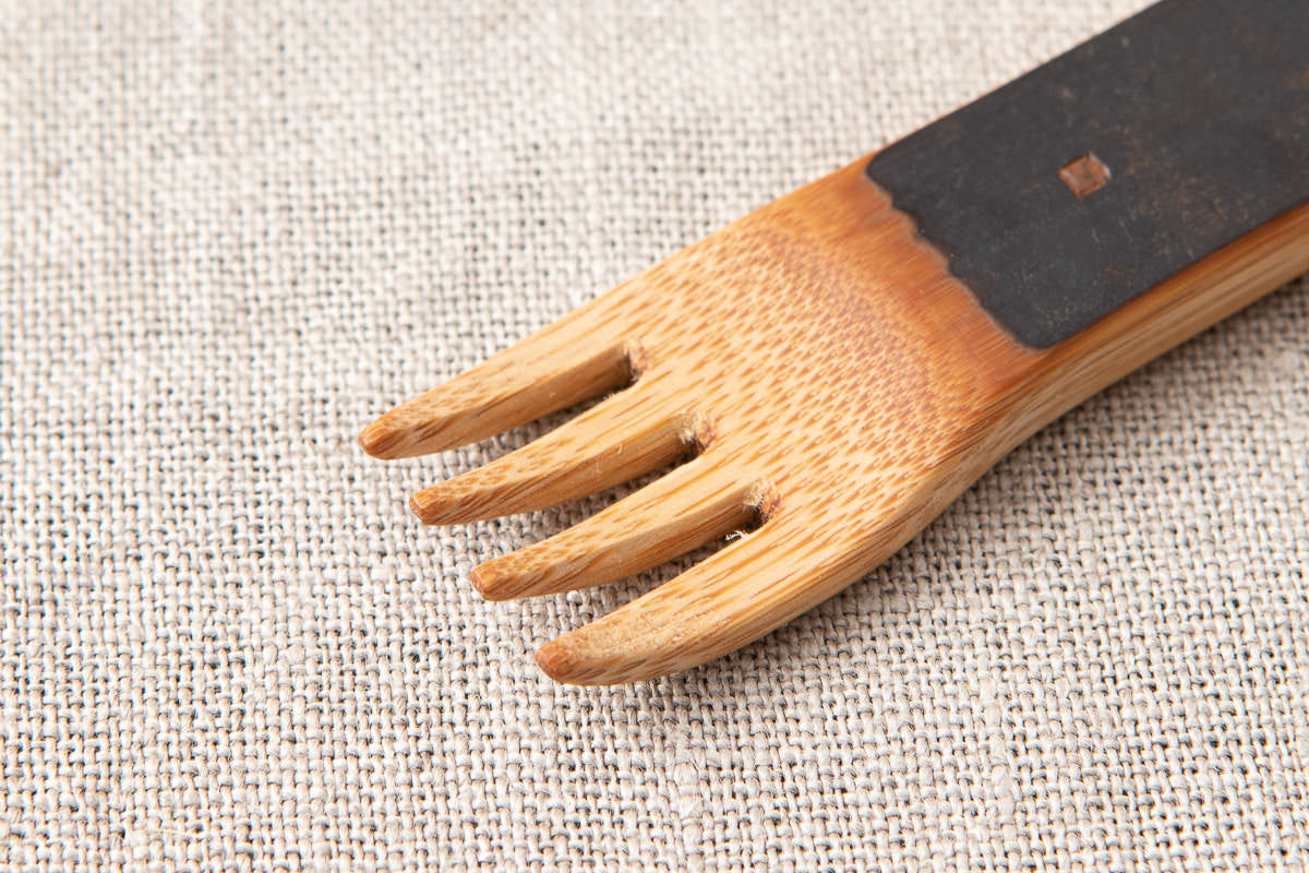 Children’s Spoon, Fork / Smoked Bamboo / Kochi-JPN 321211