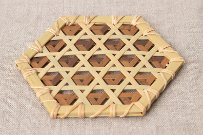 Mutsume Pattern Coaster / Guizhu Bamboo / TWN 810303