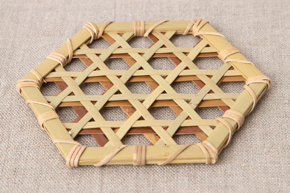 Mutsume Pattern Coaster / Guizhu Bamboo / TWN 810303