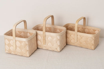 Mushroom basket S,M,L 3sizes / Birch / EST 140603