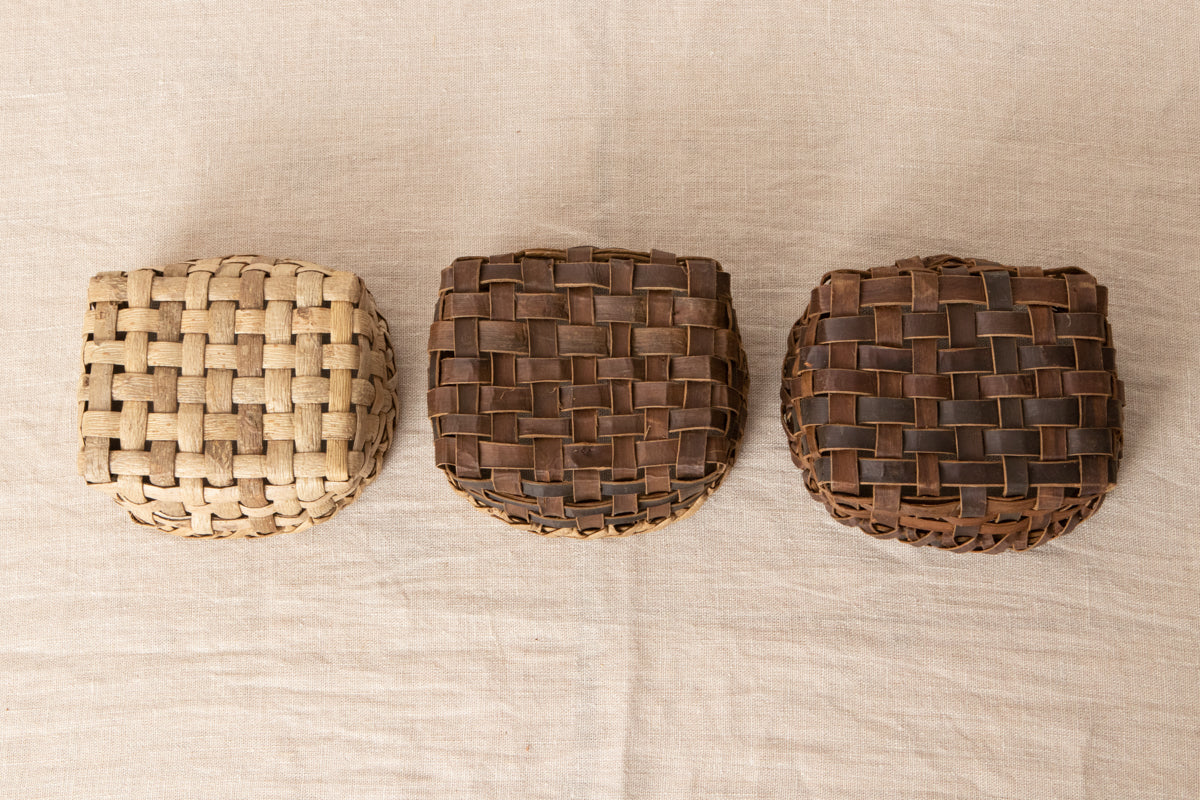 Storage Basket Mini / Walnut Bark / Iwate-JPN 1510592