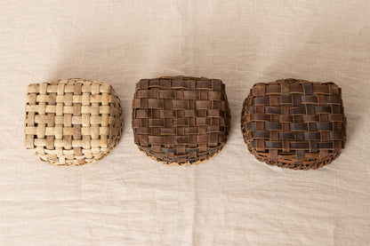 Storage Basket Mini / Walnut Bark / Iwate-JPN 1510592