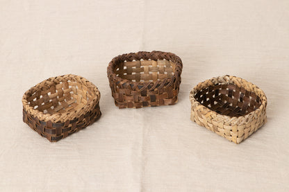 Storage Basket Mini / Walnut Bark / Iwate-JPN 1510592