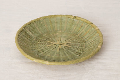 Round Bamboo Tray “Kikuzoko Weave” / Madake Bamboo / Oita-JPN 110703