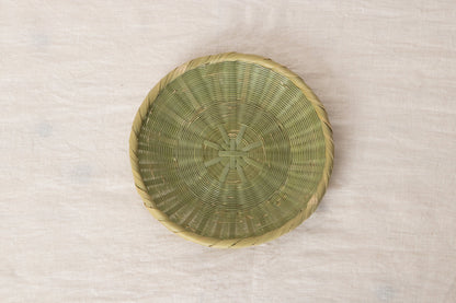 Round Bamboo Tray “Kikuzoko Weave” / Madake Bamboo / Oita-JPN 110703