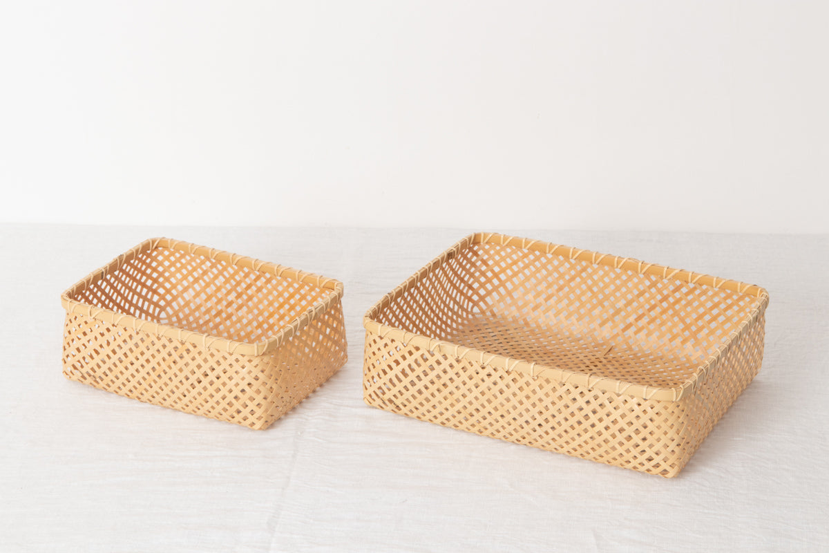 Accessory Basket / White Bamboo / Kagawa-JPN 250703