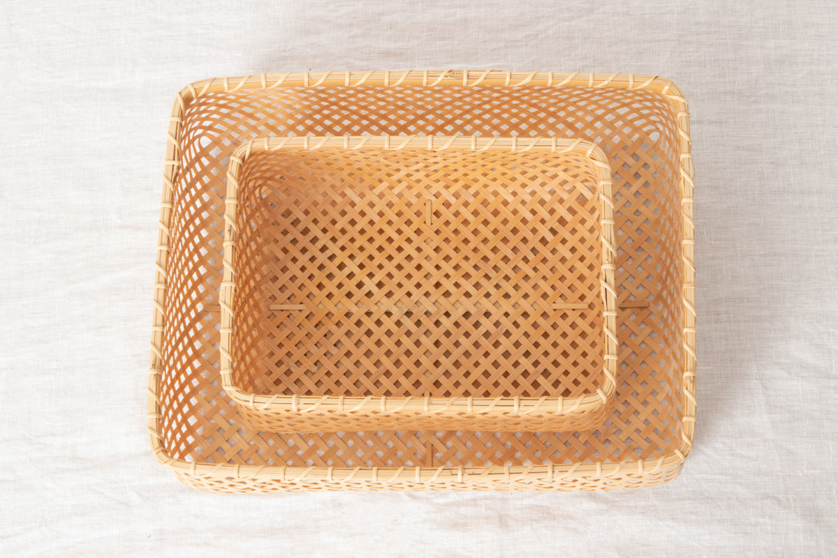 Accessory Basket / White Bamboo / Kagawa-JPN 250703