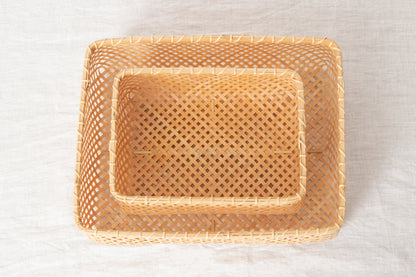 Accessory Basket / White Bamboo / Kagawa-JPN 250703