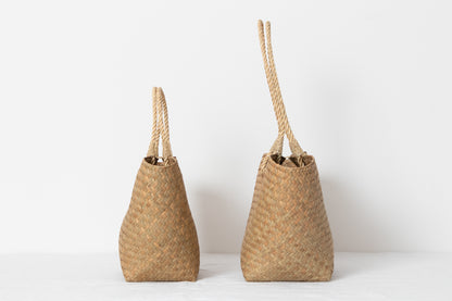 Basket Bag with Closure – Handheld & Shoulder / Krajood Grass / THA 3115109