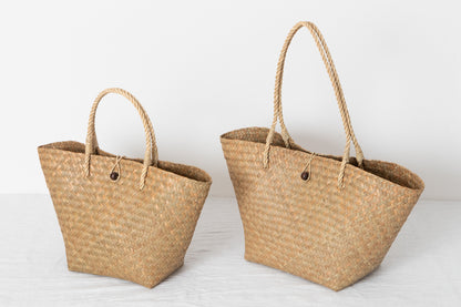 Basket Bag with Closure – Handheld & Shoulder / Krajood Grass / THA 3115109
