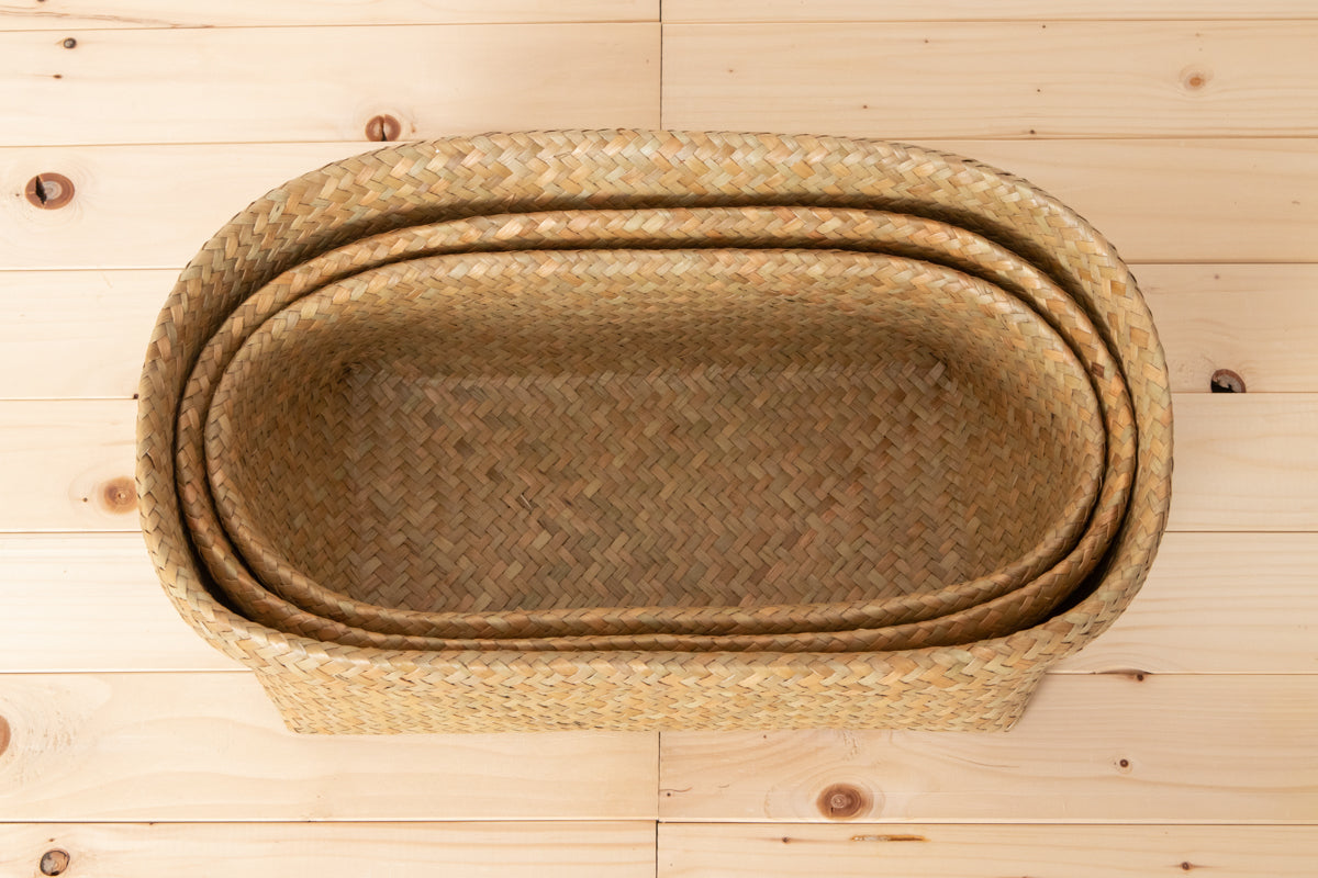 Oval Organizing Basket / Krajood Grass / THA 3115110
