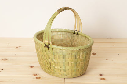 Oval Shopping Basket / Madake Bamboo / Oita-JPN 110702-2
