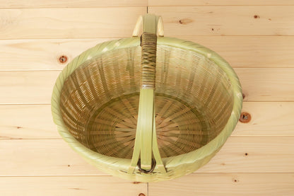 Oval Shopping Basket / Madake Bamboo / Oita-JPN 110702-2