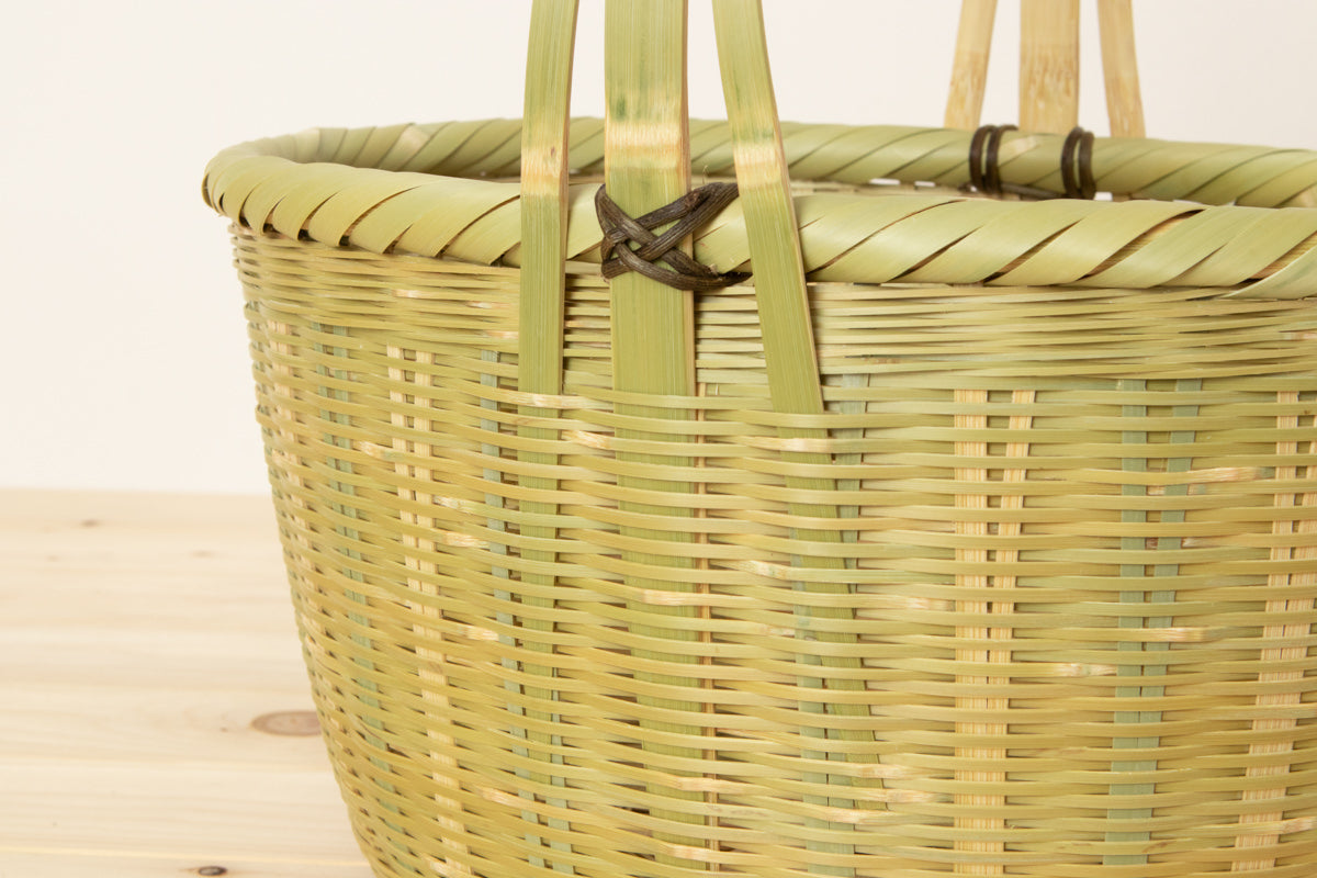 Oval Shopping Basket / Madake Bamboo / Oita-JPN 110702-2