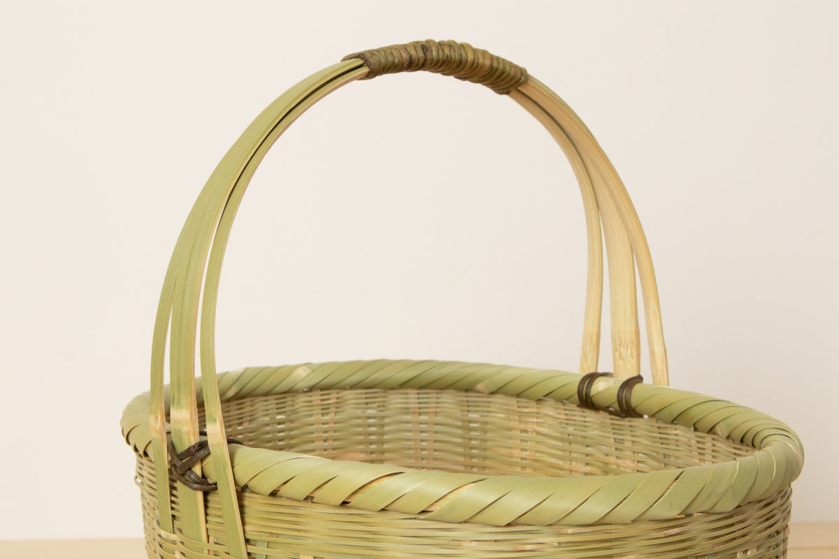 Oval Shopping Basket / Madake Bamboo / Oita-JPN 110702-2