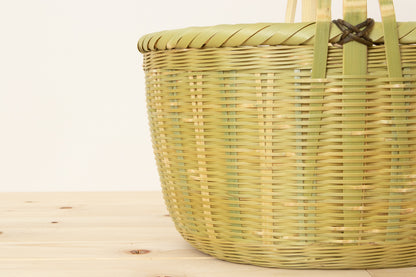 Oval Shopping Basket / Madake Bamboo / Oita-JPN 110702-2