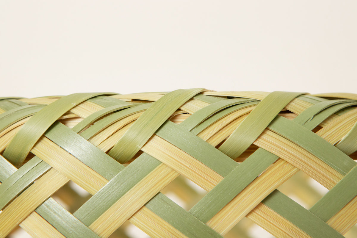 Hishime Weave Basket / Madake Bamboo / Oita-JPN 110704-1