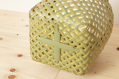 Hishime Weave Basket / Madake Bamboo / Oita-JPN 110704-1