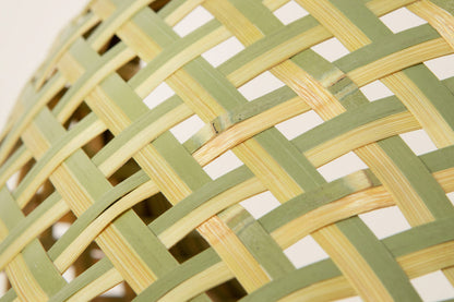 Hishime Weave Basket / Madake Bamboo / Oita-JPN 110704-1
