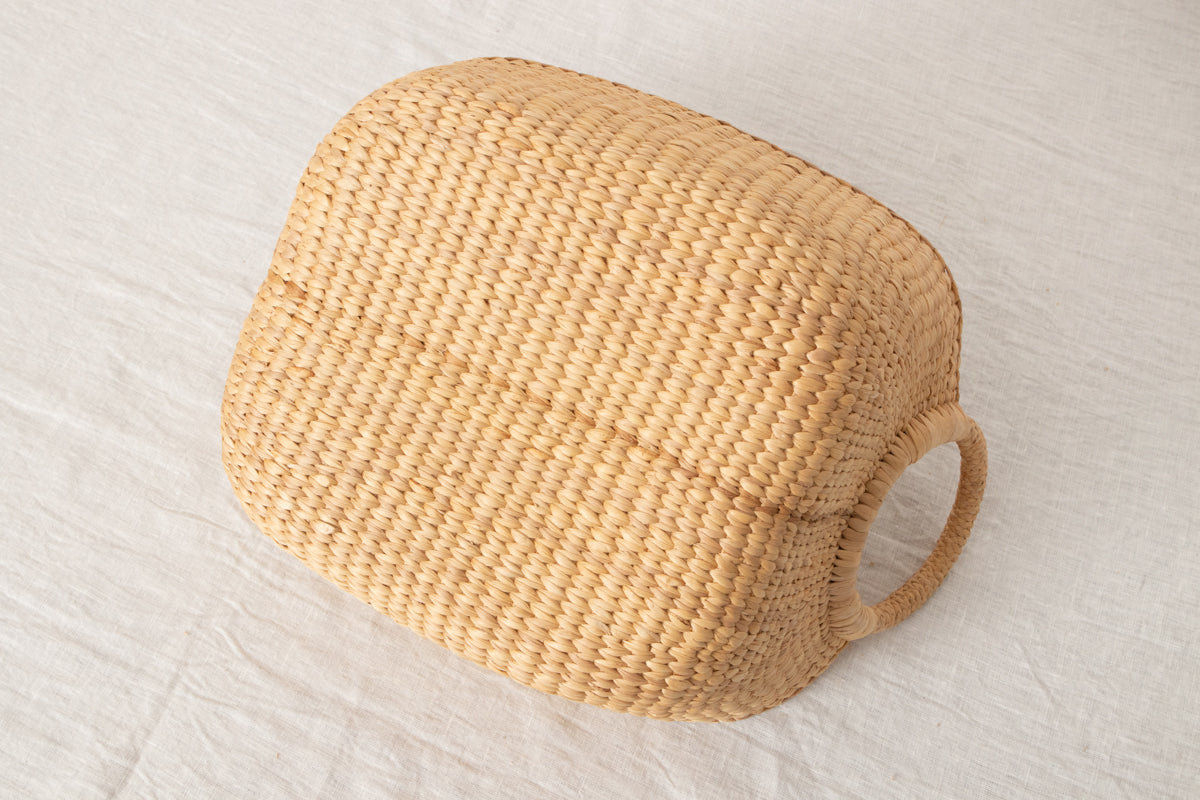 Organizing Basket “Ring Handle” / Water Hyacinth / THA 3115203