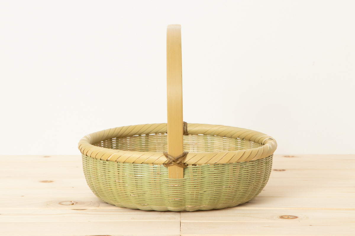 Fruit Basket with Handle / Madake Bamboo / Oita-JPN 110702-1