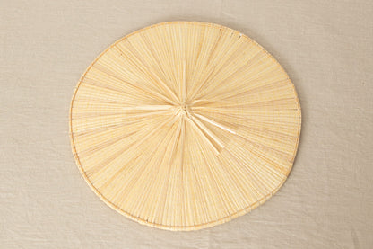 Hat "Flat" φ50cm(19.68") / Sedge / Toyama-JPN 810402-1