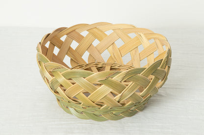 Sasara Open Weave Basket – Smaller / Madake Bamboo / Kanagawa-JPN 430111