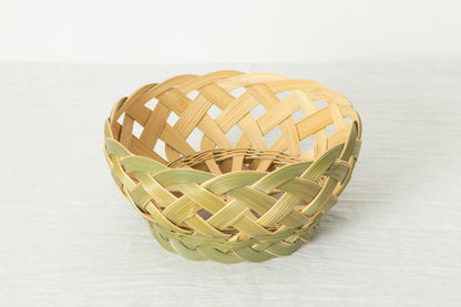 Sasara Open Weave Basket – Smaller / Madake Bamboo / Kanagawa-JPN 430111