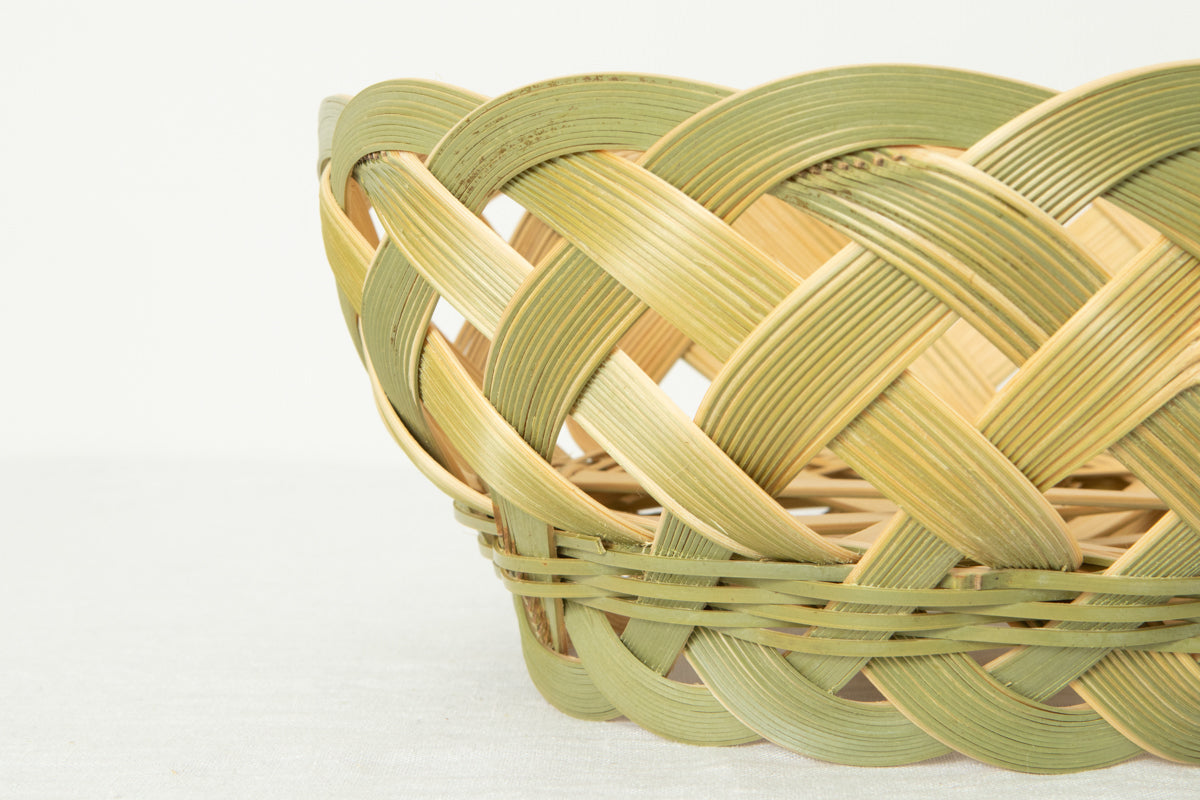 Sasara Open Weave Basket – Smaller / Madake Bamboo / Kanagawa-JPN 430111