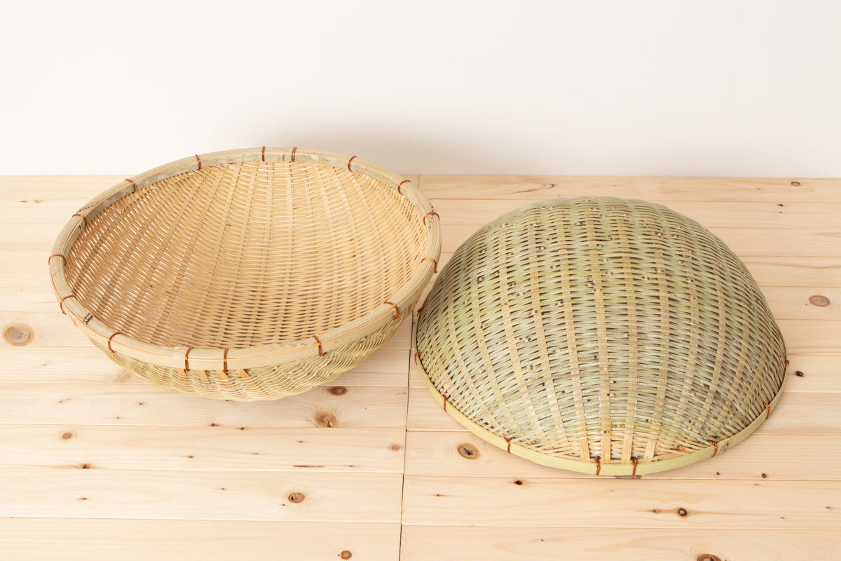 Large Colander “Age-zaru” / Hachiku Bamboo / Aichi-JPN 630103