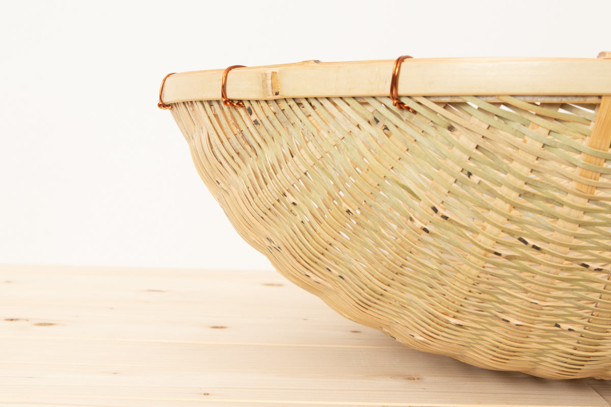 Large Colander “Age-zaru” / Hachiku Bamboo / Aichi-JPN 630103