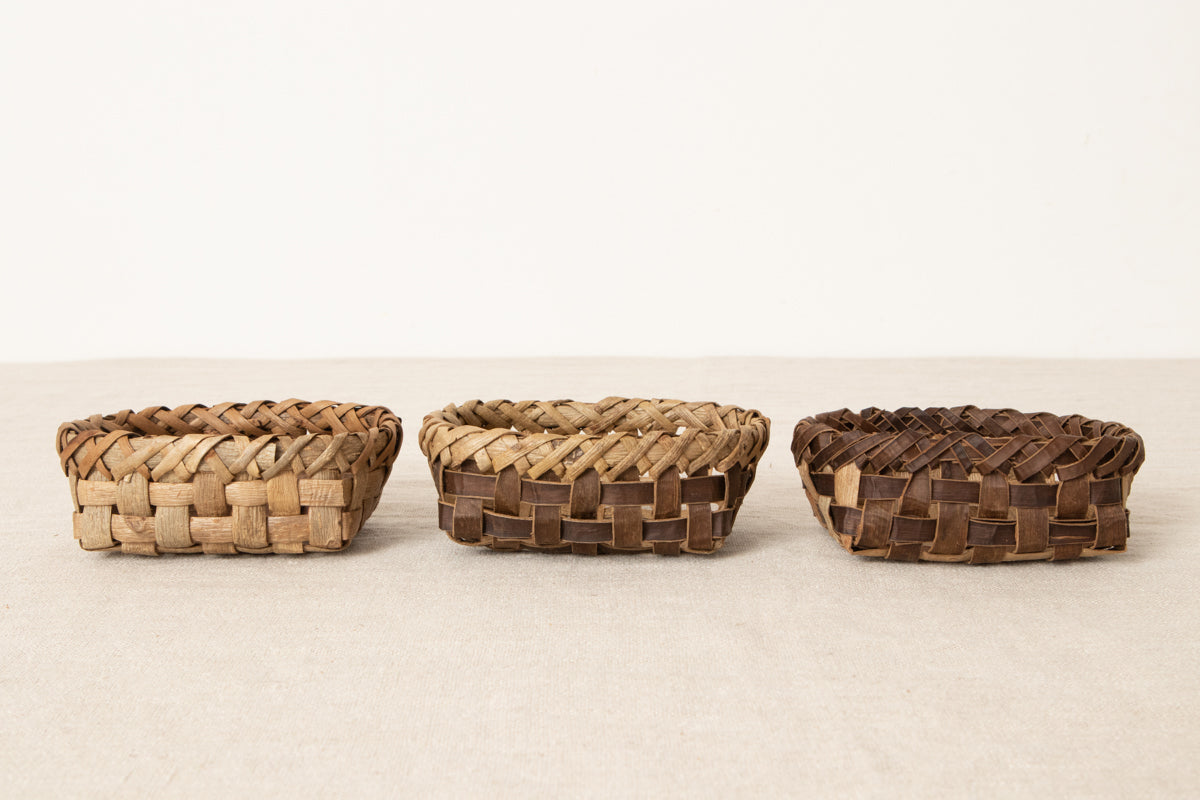 Storage Basket Petit / Walnut Bark / Iwate-JPN 1510593
