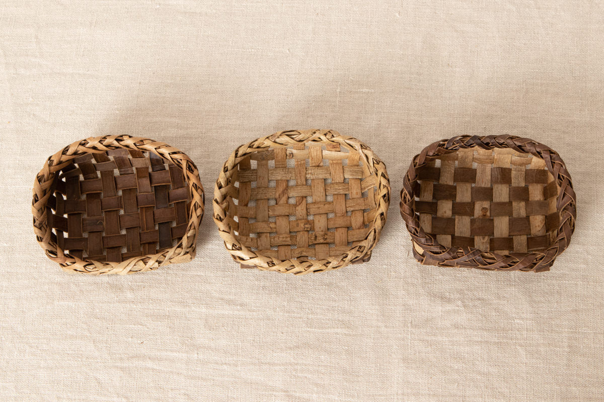 Storage Basket Petit / Walnut Bark / Iwate-JPN 1510593