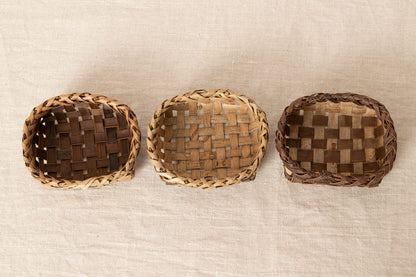 Storage Basket Petit / Walnut Bark / Iwate-JPN 1510593